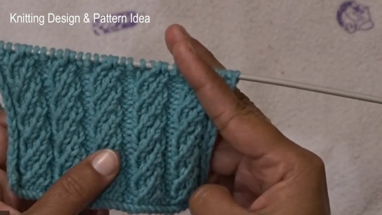 Easy Single Color Knitting Pattern in hindi || Knitting Design Pattern Idea.