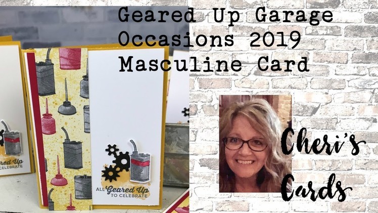 Geared Up Garage Masculine Card + Several Occasion 2019 Sneak Peek Cards