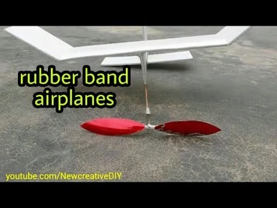 How to build a simple rubber band airplanes and fly long [newcd]