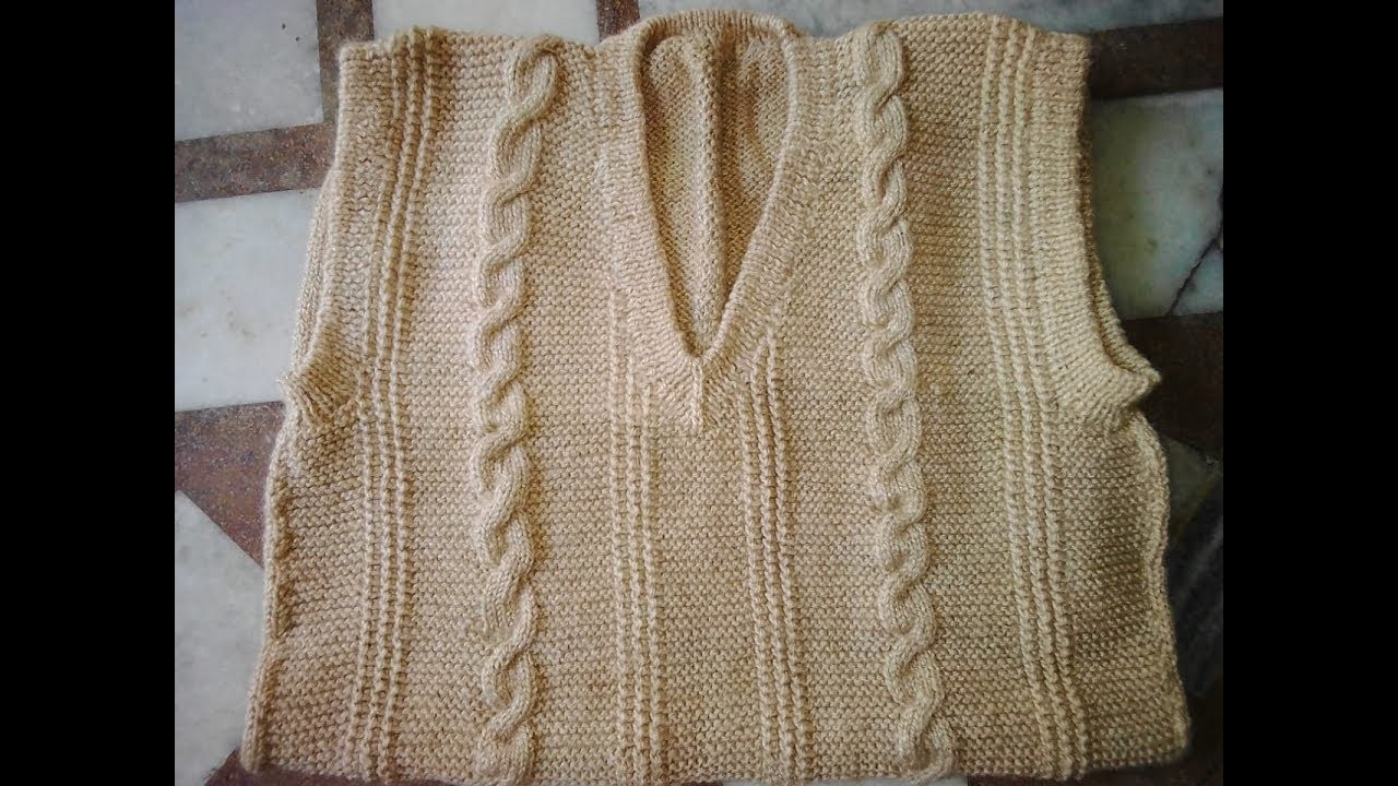 knitting gents sweater