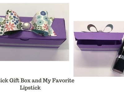Lipstick Gift Box Quick and Easy and My Favorite Color