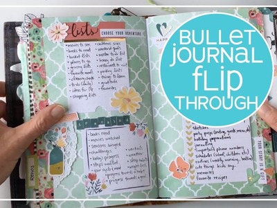 My Bullet Journal Flip Through | Creative Lists for Planners 2018