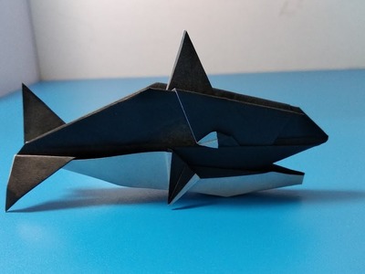Nghệ Thuật ORIGAMI - Gấp Con Cá Voi || How To Make Whale Fish