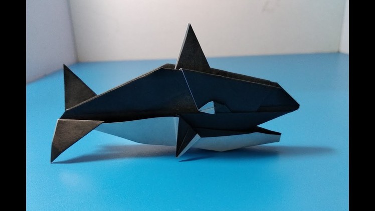 Nghệ Thuật ORIGAMI - Gấp Con Cá Voi || How To Make Whale Fish