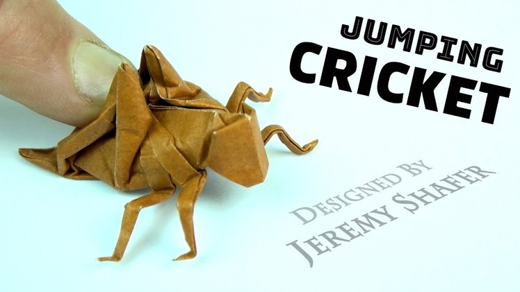 Origami Jumping Cricket