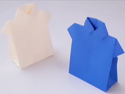 Origami Paper Art - How to Make a Shirt Bag ???? DIY???? Sacola de Camisa Origami (All Paper Art)