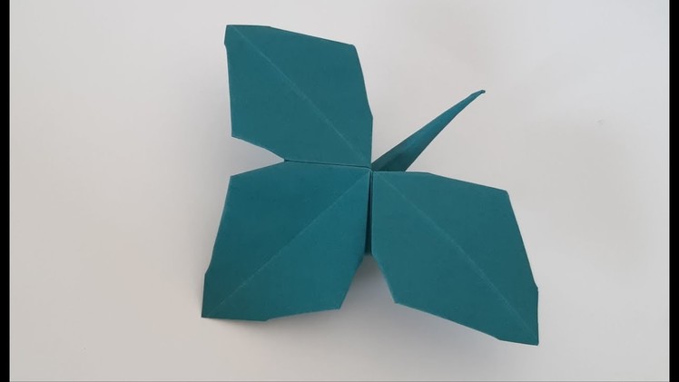 Origami Paper Art - How to Make a Leaves ☘ DIY ☘  Folha de Origami (All Paper Art)