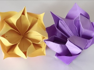 Origami Paper Art -How to Make a Origami Flower ???? Faça Você Mesmo a Flor (All Paper Art)
