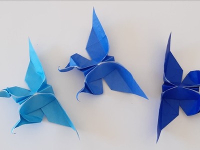 Origami Paper Art - How to Make a Butterfly  ƸӜƷ Como Fazer uma Borboleta (All Paper Art)