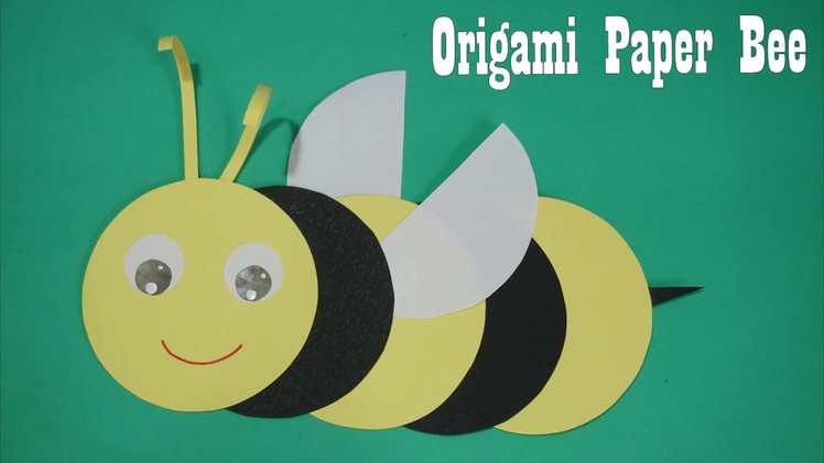 Origami Paper Bee |  Paper Craft For Kids