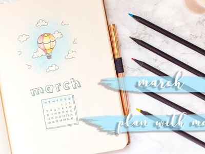Plan With Me | March 2019 Bullet Journal Setup
