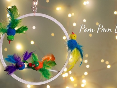 Pom Pom Birds | Pom pom Craft | How to make Birds