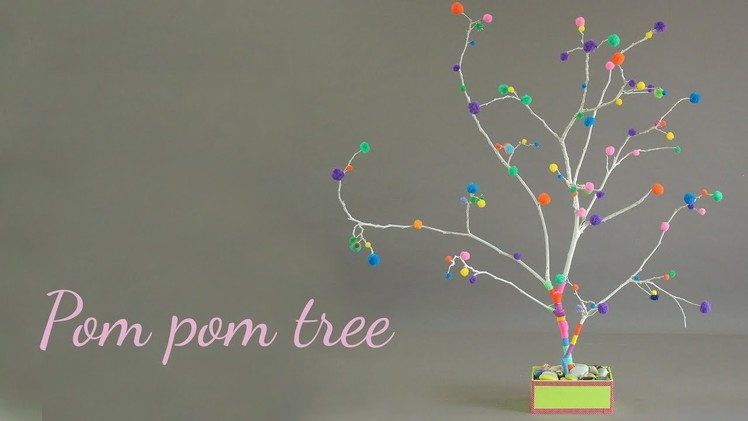 Pom Pom Tree | Home Decor Ideas