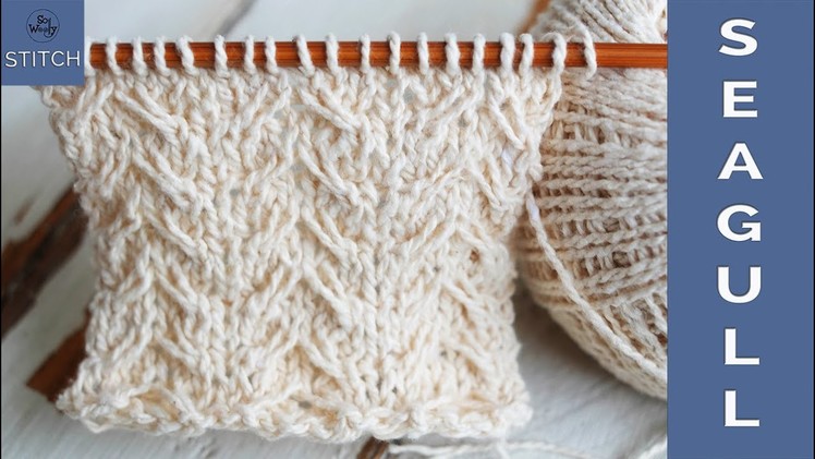 Seagull stitch: The perfect excuse to knit a wrap! - So Woolly