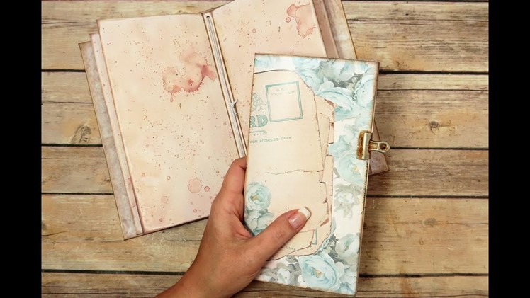 Travelers Notebook Insert~Wanderlust~Floral Whimsy~#5 by jenofeve designs