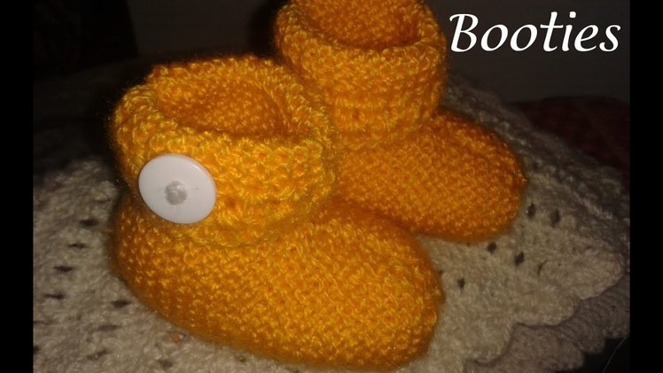 Very easy and cute baby booties
