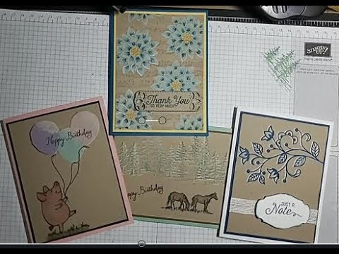 White Pigment Ink Techniques, Stampin' Up!