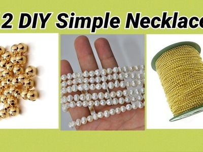 12 DIY Necklaces making with ball chain