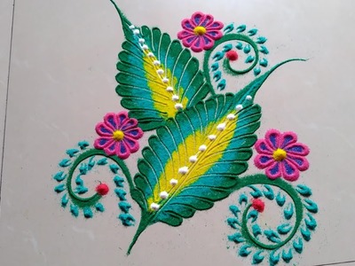 Beautiful and unique rangoli design  by Jyoti Raut Rangoli