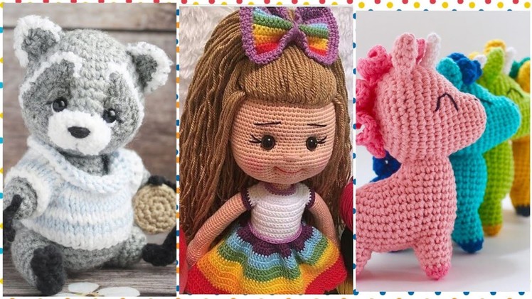 Beautiful Crochet Work.Amigurumi Crochet Pets.Crocheted Dolls