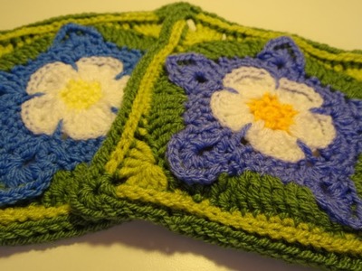 Crochet Blanket - The Secret Garden - Part 8 Columbines