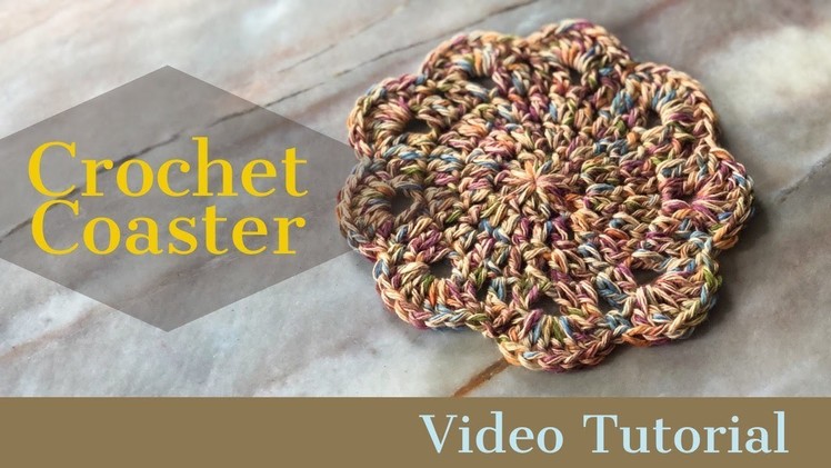 Crochet Coaster Pattern & Tutorial