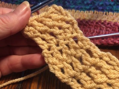 Crochet two rows at a time