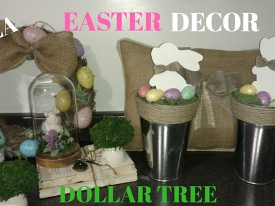 Diy dollar tree Easter decor. diy spring decor. diy ikea Easter decor