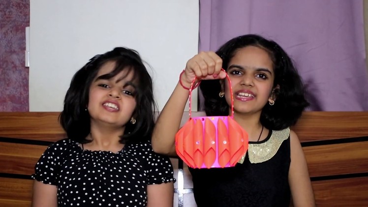 DIY Paper Basket  | easy craft ideas for kids |  Craft for Kids |SaanveeKhushee | Easy paper Basket