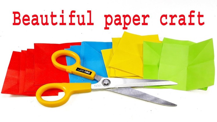 Don't throw old color paper | DIY paper crafts | Best craft ideas | Cool idea you should know