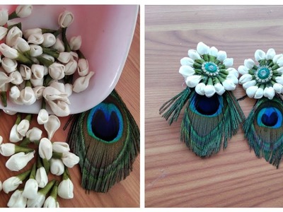 #flower jewellery ( Earrings ) @ Home #Part1