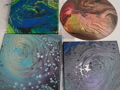 How I Finish the Back of my Acrylic Pours