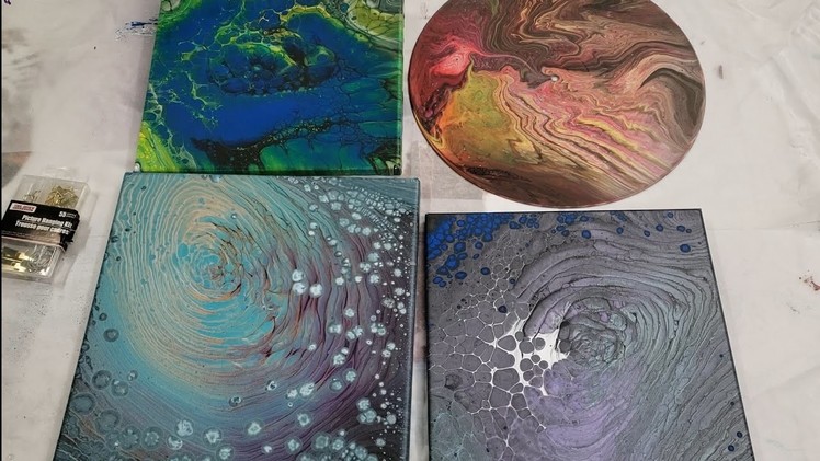 How I Finish the Back of my Acrylic Pours