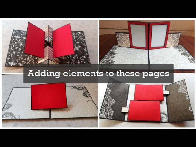 How to add elements to scrapbook pages | Scrapbook page ideas | Pop-up scrapbook