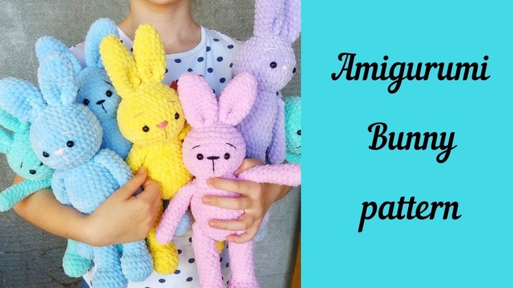 How To Crochet an Amigurumi  Bunny Rabbit (Part 2)