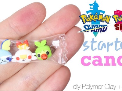 How to DIY Pokemon Gen 8 Starters Pokemon Sword Shield Candy Polymer Clay.Resin Tutorial
