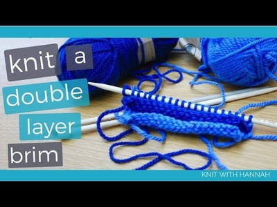 How To Knit A Double Layer Brim