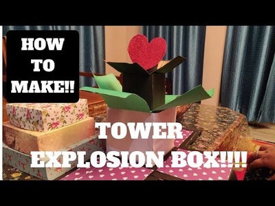 How To Make A Tower Explosion Box | TUTORIAL | TOWER EXPLOSION BOX