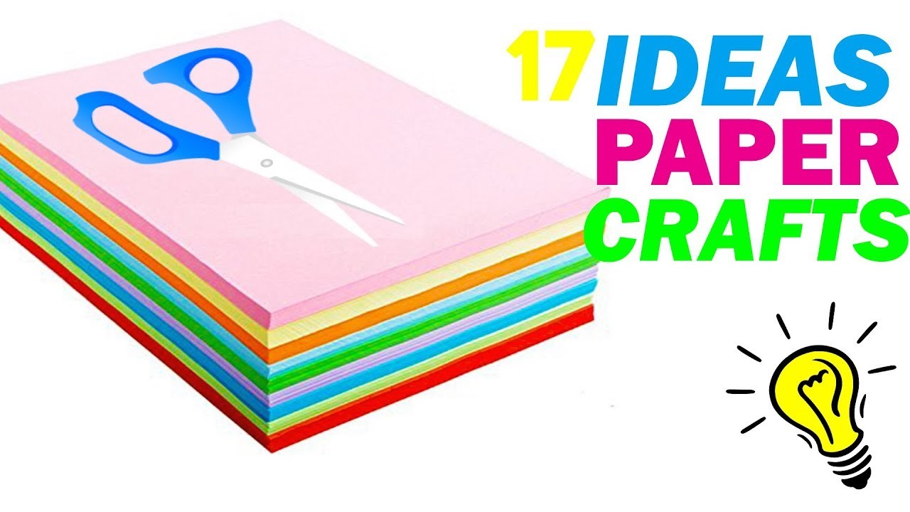 How To Make Paper Things Diy Paper Craft Ideas