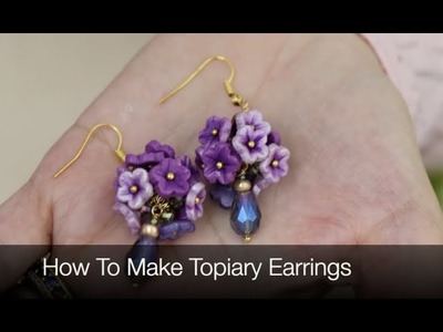 How to make topiary earrings