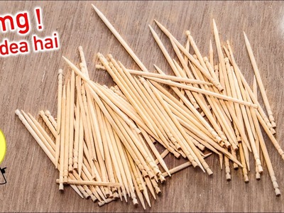 How to reuse toothpicks to make awesome crafts| Toothpicks crafts |Artkala