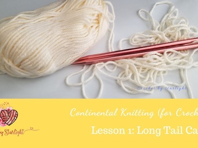 Learn to Knit: Long Tail Cast On