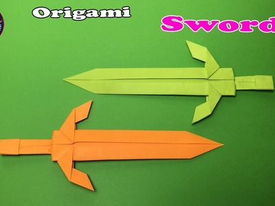 Origami Sword Easy - Tutorial for Kids - Creative Idea - 24 Craft