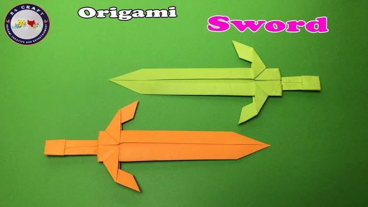 Origami Sword Easy - Tutorial for Kids - Creative Idea - 24 Craft