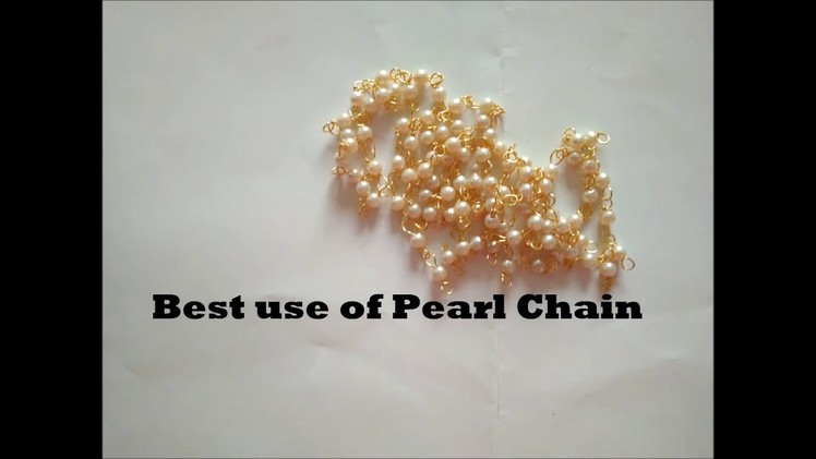 Pearl Chain Bracelet - Best use of Pearl Chain || DIY || - Art with HHS