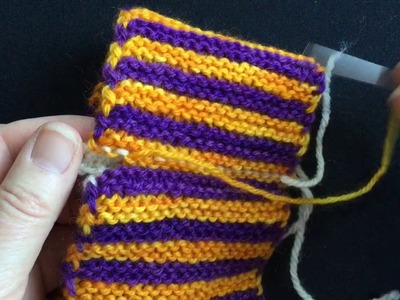 Perfect Garter Stitch Join