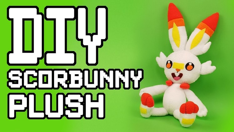 Pokemon : Scorbunny Plush DIY Tutorial