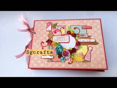 Scrapbook ideas || anniversary scrapbook || love theme scrapbook