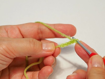 Amigurumi basic lesson 08 : How to knit the string parts from a chain