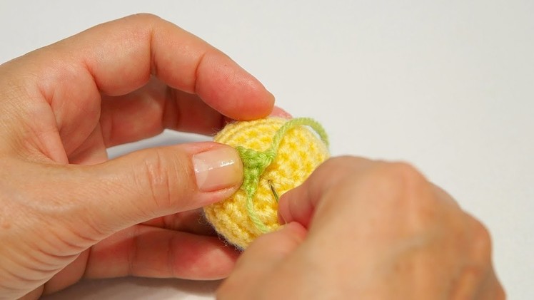 Amigurumi basic lesson 09 : How to sew the parts on